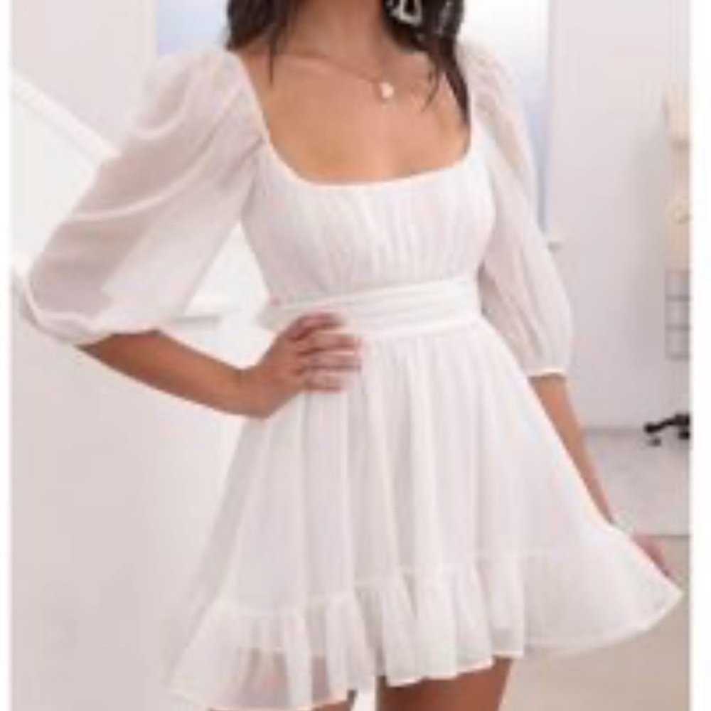 Lucy in the sky white dress